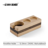 Mhw-3Bomber Wood Portafilter 51-54mm Holder - Walnut & Beech